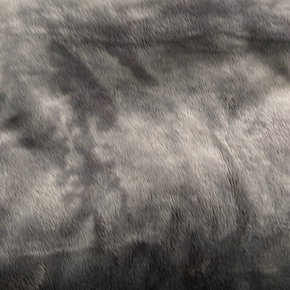Charcoal gray throw blanket